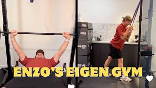 Prachtige gym aan huis voor Enzo Knol en Myron Koops [upl. by Halueb]