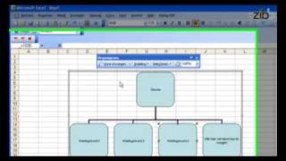 Webcursus excel  cursus deel 13  Organogrammen maken [upl. by Vanthe]