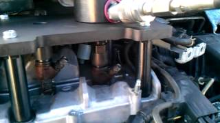 A P Autodiagnostics Honda Accord Injector Removal [upl. by Asenad179]