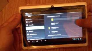 Tablet Q88 Android Unboxing Review [upl. by Liss]