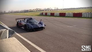 Pagani Zonda Revolucion  Exclusive Track Footage and Revs [upl. by Blayne]