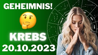 KREBS ♋️🤫 ERZÄHLE KEINEM DAVON 😳 Horoskop  20Oktober 2023 krebs tarot [upl. by Awram169]