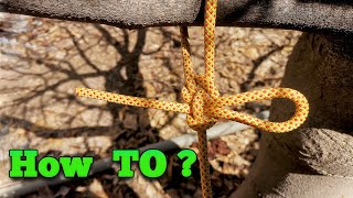 How to tie a rope to a tree Three simple and practical knots [upl. by Down]