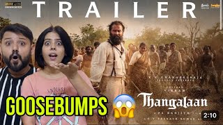 Thangalaan Trailer Reaction  Chiyaan Vikram  K E Gnanavelraja  Pa Ranjith  G V Prakash Kumar [upl. by Eserehc398]