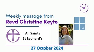 Message  27 October 2024 [upl. by Dublin]