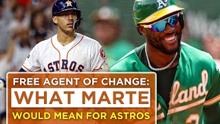 3 CRITICAL implications of Astros interest in Starling Marte [upl. by Einneg]