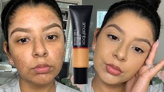 FULL COVERAGE FRIDAY NEW SMASHBOX STUDIO SKIN FULL COVERAGE 24 HOUR FOUNDATION  ZOEY [upl. by Arhas]