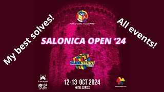 My best solve in every event at Salonica Open 2024 [upl. by Ennej]