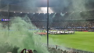 Feyenoord  Lazio Roma 31 opkomst [upl. by Trakas]