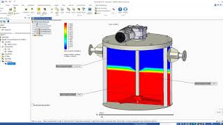 Simcenter FLOEFD for Solid Edge Mixing Demo [upl. by Halvaard]