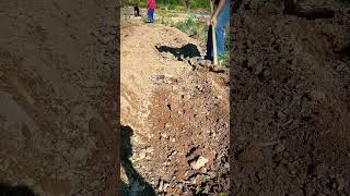 soil cultivating for planting gardens shorts [upl. by Nnylf522]