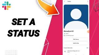 How To Set A Status On Slack App 2024 [upl. by Lurie]