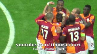 GalatasarayKopenhag 31 Şampiyonlar Ligi Maçı Eboenin nefis asisti ve Sneijder in golü [upl. by Tommi198]