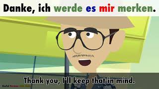 Learn German  How do I get to the station  Dialogue in German with subtitles [upl. by Dewhurst7]