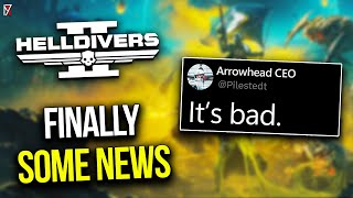 A News Update on the Helldivers 2 Situation [upl. by Salena]