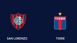 SAN LORENZO x TIGRE Ida 8ªde Final SULAMERICANA [upl. by Latsyrcal]