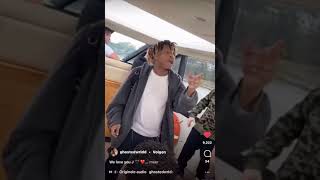 Juice WRLD singing 4 days before he died with the kid laroi and Ally Lotti [upl. by Marino695]