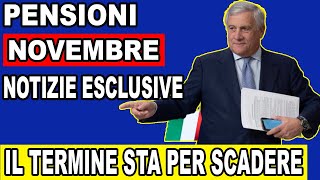 PENSIONI NOVEMBRE 2024 ULTIMI RIMBORSI E NOVITÀ SULLA RIFORMA DELLE PENSIONI [upl. by Lianne]