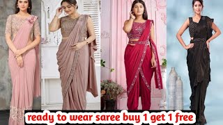 ready to wear saree  saree collection  cheapest saree Market  Ahmedabad saree market [upl. by Enywtna632]