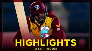 Highlights  West Indies v Ireland  Brilliant Brooks Debut  1st CG Insurance ODI [upl. by Kolivas897]