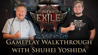 Path of Exile 2 Gameplay Walkthrough with Sony Interactive Entertainments Shuhei Yoshida 吉田 修平 [upl. by Akeirahs]