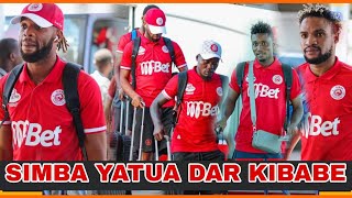 KUTOKA BANDARINI DAR SIMBA YATUA KIBABE TAYARI KWA KUIVAA AL AHLY WAPIGIWA DUA LIVE NA MASHABIKI [upl. by Drannel]