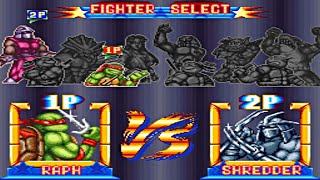 Teenage Mutant Ninja Turtles  Tournament Fighters Championship Edition  Sanosil vs Attack [upl. by Nidroj]