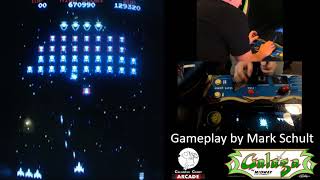 Arcade Galaga  852200 pts by Mark Schult [upl. by Sand]