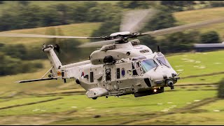 MACH LOOP MERLIN AW101 and NH90  4K [upl. by Niamor]