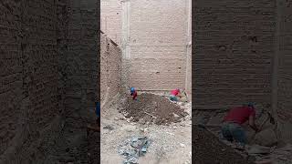 Excavacion de zapatas contruccion obra viralvideo viralshorts [upl. by Zednanreh]