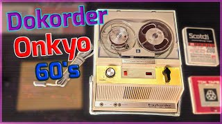 Restoration Old Denky Onkyo Tape Recorder  Unboxing Dokorder PT36BW Year 1966 [upl. by Acinahs307]