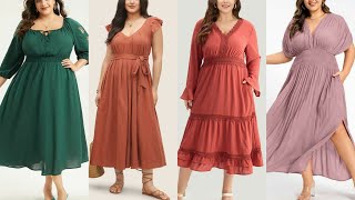 Plus Size Perfection Maxi Dresses that Flatter a Big Belly for Any Occasion [upl. by Nosro192]