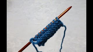 How to knit Norwegian Purl stitch [upl. by Marino]