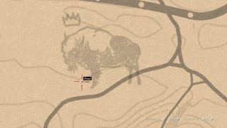 Red Dead Redemption 2 Legendary Tatanka Bison Location [upl. by Barnie]