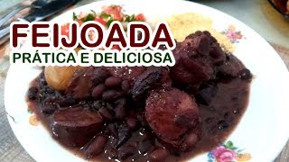 FEIJOADA SIMPLES E DELICIOSA SEM PANELA DE PRESSÃO [upl. by Chi]