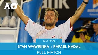 Stan Wawrinka v Rafael Nadal Full Match  Australian Open 2014 Final [upl. by Korney]