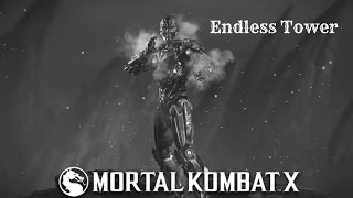 Mortal Kombat X PS4 Triborg Smoke Endless Tower Post Patch [upl. by Mellette43]