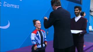 Swimming  Womens 200m Individual Medley  SM6 Victory Ceremony  London 2012 Paralympic Games [upl. by Nastassia]