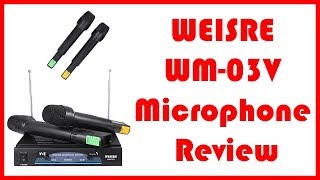 WEISRE WM03V Microphone Review [upl. by Schiro]