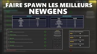 FM 24 TUTO  COMMENT FAIRE SPAWN LES MEILLEURS NEWGENS POSSIBLE [upl. by Ingeborg]