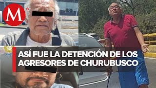 La SSCCdMx detuvo a los dos agresores de una familia en Churubusco en la CdMx [upl. by Alekehs]