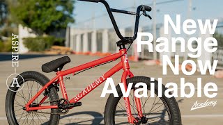 Academy Aspire BMX Bikes  New 2024 Model Out Now [upl. by Aralk]