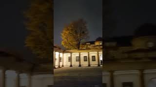 Дворик костёла 😊🍂🕍🍀🌃 Познань Poznan Poland [upl. by Nairot]