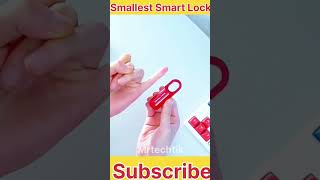 Smallest fingerprint smart lock Smartlock fingerprintlock tala shorts gadgets [upl. by Sigrid]