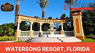 Watersong Resort Tour  Luxury Orlando Airbnb Homes For Sale Near Walt Disney World FL [upl. by Ynahirb]