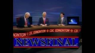 CBC Edmonton Newsfinal Intro 1986 [upl. by Nyrol]