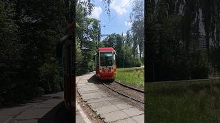 Konstal 105na linia 23 625 tramwaje śląskie Chorzów i Katowice [upl. by Idnak]