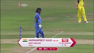 India vs Australia Semi Final Women World Cup Highlights 2017  Harmanpreet Kaur smashing 171 runs [upl. by Piefer]