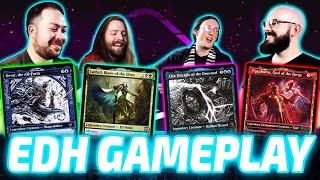 Orvar vs Lathril vs Lier vs Purphoros EDHCommander MTG Gameplay 2022 [upl. by Nnovahs]