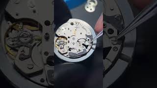 ETA 7750 movement strip down chronograph parts gear train and balance 🕵🏾‍♂️ [upl. by Hsima207]